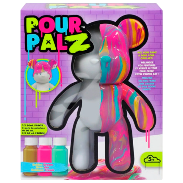 Креативный набор Pour Palz Paint Bear Golden Dream GSG08661 5+ / Разноцветный Белый photo 1
