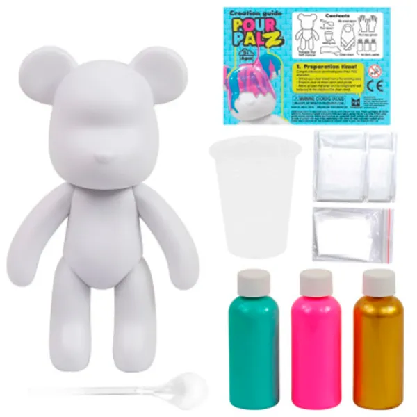Креативный набор Pour Palz Paint Bear Golden Dream GSG08661 5+ / Разноцветный Белый photo 2