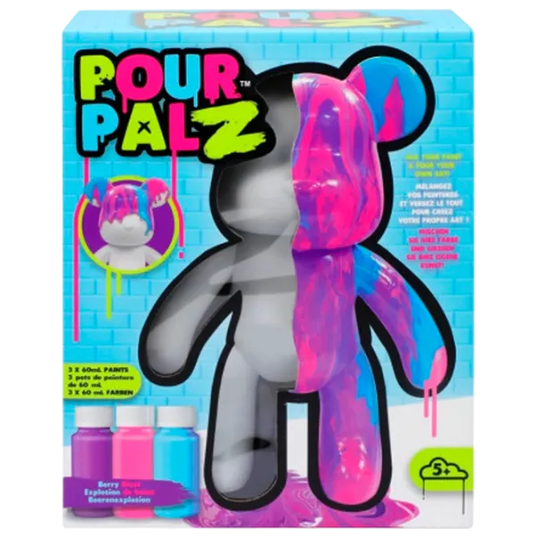 Креативный набор Pour Palz Paint Bear Berry Blast GSG08662 5+ / Разноцветный Белый photo 1