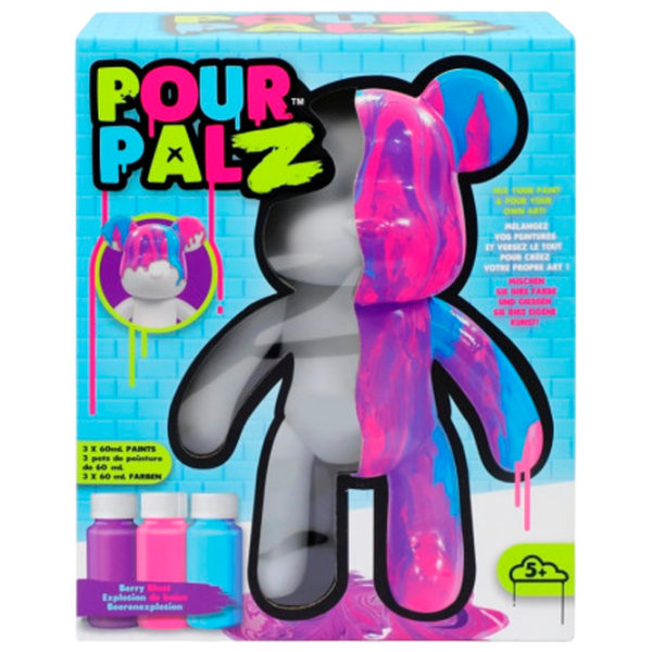 Креативный набор Pour Palz Paint Bear Berry Blast GSG08662 5+ / Разноцветный Белый photo 1