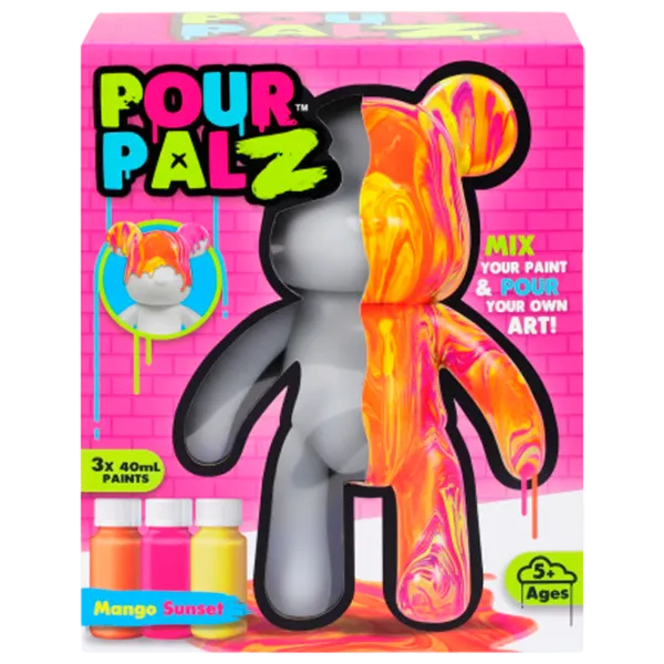 Креативный набор Pour Palz Paint Bear Mango Magic GSG08663 5+ / Разноцветный Фиолетовый photo 1