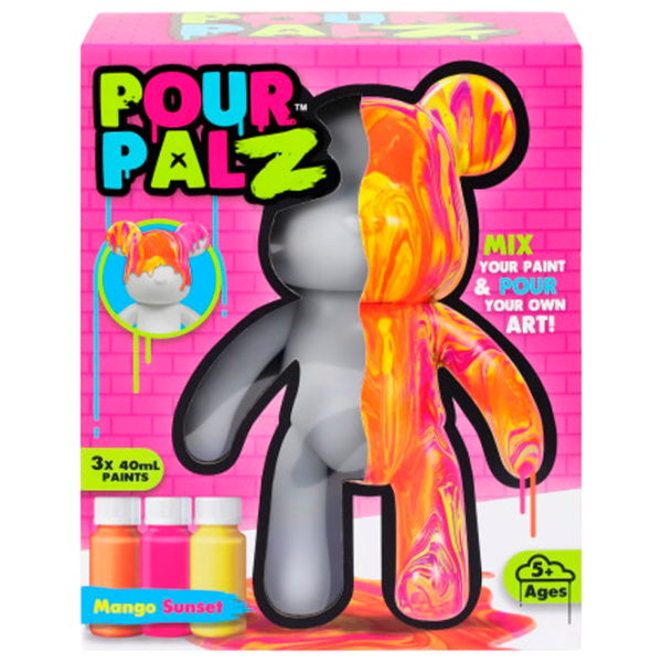 Креативный набор Pour Palz Paint Bear Mango Magic GSG08663 5+ / Разноцветный Фиолетовый photo 1