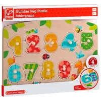 Развивающий набор Hape Цифры E1404 1+ / Разноцветный Бежевый