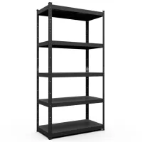 Etajeră Nex Home Budget Anthracite / MDF