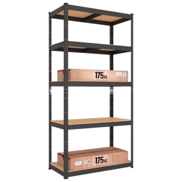 Etajeră Nex Home Budget Anthracite / MDF photo 1