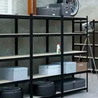 Etajeră Nex Home Budget Anthracite / MDF photo 5