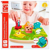 Развивающий набор Hape Ферма с музыкой E1614 18+ месяцев / Разноцветный Зеленый