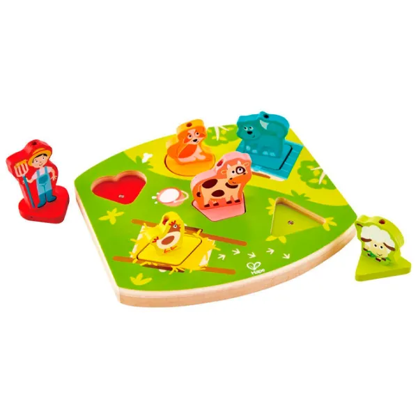 Развивающий набор Hape Ферма с музыкой E1614 18+ месяцев / Разноцветный Зеленый photo 2