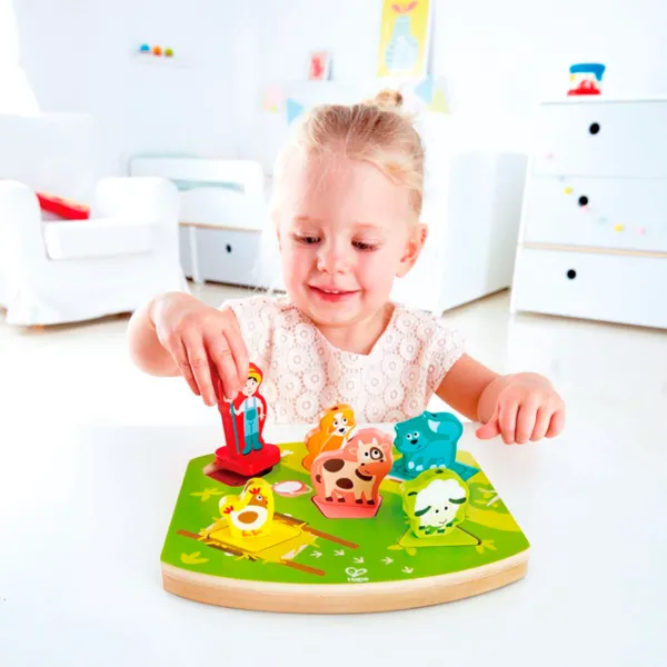 Развивающий набор Hape Ферма с музыкой E1614 18+ месяцев / Разноцветный Зеленый photo 4