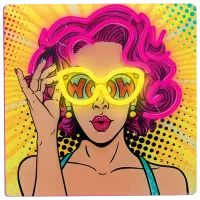 Светодиодная лампа Forever Light Neon Power Woman Желтый