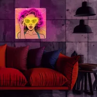 Светодиодная лампа Forever Light Neon Power Woman Желтый photo 6