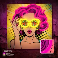 Светодиодная лампа Forever Light Neon Power Woman Желтый photo 8