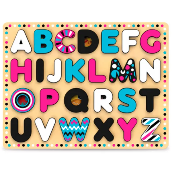 Развивающий набор Kids Hits Wooden ABC KH20/025 3+ / Разноцветный Бежевый photo 2