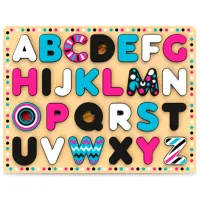 Развивающий набор Kids Hits Wooden ABC KH20/025 3+ / Разноцветный Бежевый photo 2