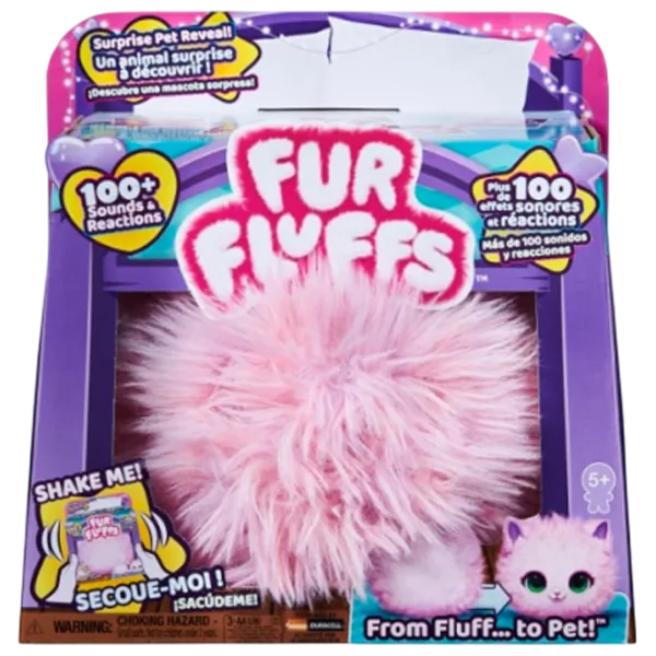 Интерактивная игрушка Fur Fluffs Котенок 6066592 5+ / Черный Розовый photo 1
