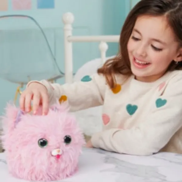 Интерактивная игрушка Fur Fluffs Котенок 6066592 5+ / Черный Розовый photo 6