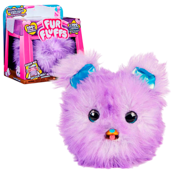 Интерактивная игрушка Fur Fluffs Котенок 6066609 5+ / Черный Фиолетовый photo 1