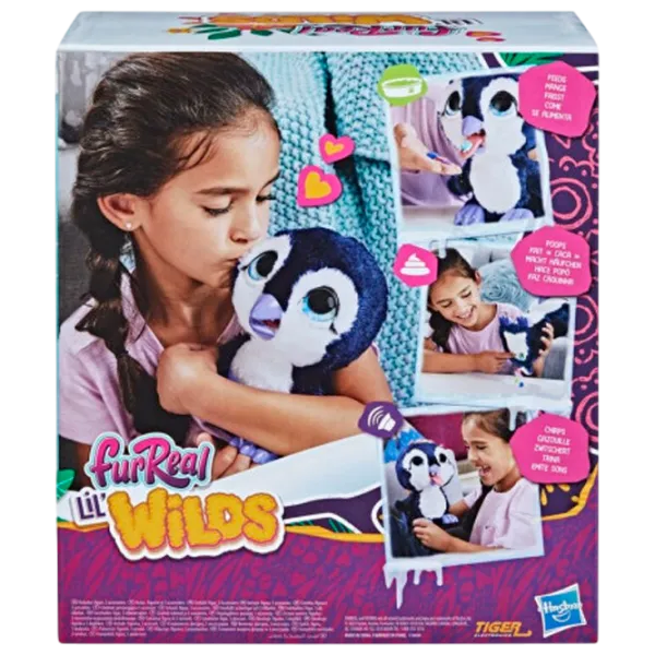 Интерактивная игрушка FurReal Lil' Wilds Posey the Penguin F3512 4+ / White Синий photo 3