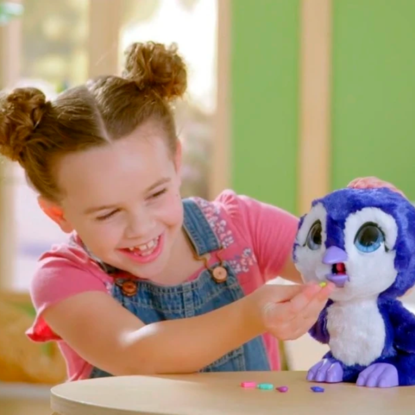 Интерактивная игрушка FurReal Lil' Wilds Posey the Penguin F3512 4+ / White Синий photo 5