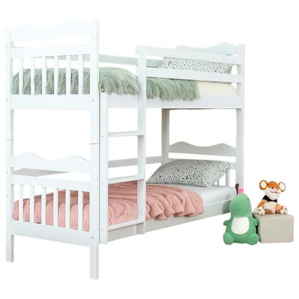 Pat Mobicasa Luna 90 x 200 cm / Lemn / White photo 1 Pat Mobicasa Luna 90 x 200 cm / Lemn / White photo 1