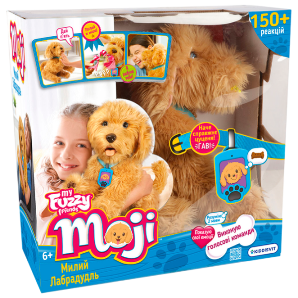 Интерактивная игрушка My Fuzzy Friends Moji Маленький лабрадор 18207R 4+ / Разноцветный Коричневый photo 1