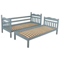 Кровать Mobicasa Luna 90 x 200 см / Дерево / Серый photo 2