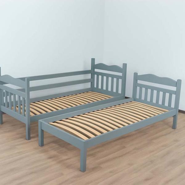 Pat Mobicasa Luna 90 x 200 cm / Lemn / Gray photo 4