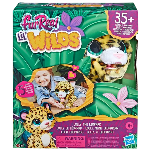 Интерактивная игрушка FurReal Lil' Wilds Leopard F4394 4+ / Черный Желтый photo 1