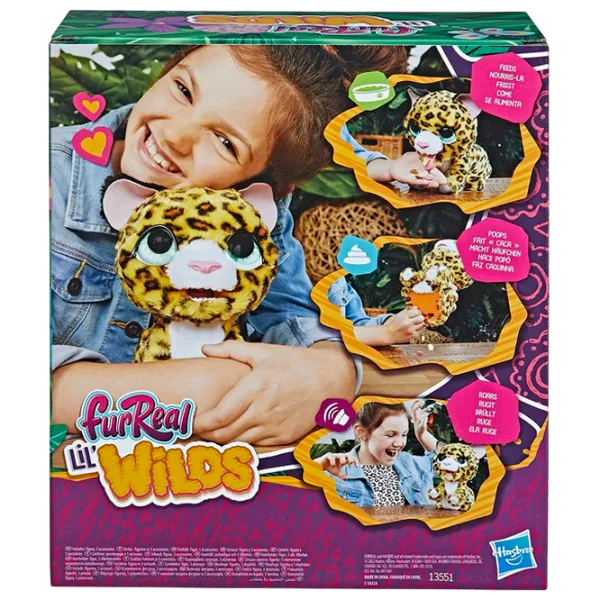 Интерактивная игрушка FurReal Lil' Wilds Leopard F4394 4+ / Черный Желтый photo 2