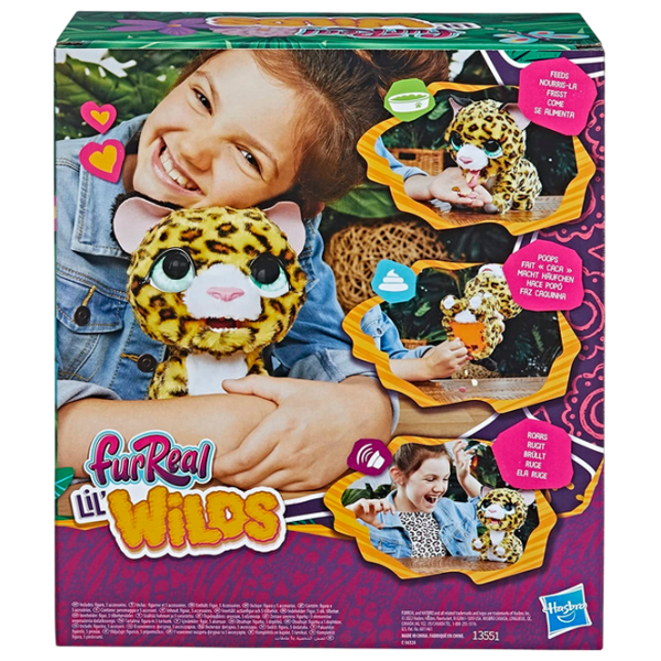 Интерактивная игрушка FurReal Lil' Wilds Leopard F4394 4+ / Черный Желтый photo 2