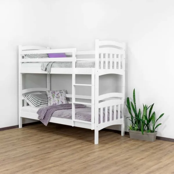 Pat Mobicasa Nemo  90 x 200 cm / Lemn / White photo 2 Pat Mobicasa Nemo  90 x 200 cm / Lemn / White photo 2