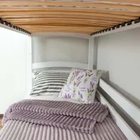 Кровать Mobicasa Nemo 90 x 200 см / Дерево / Белый photo 5
