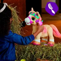 Интерактивная игрушка FurReal Friends Cinnamon, My Stylin' Pony F4395 4+ / Pink Коричневый photo 3
