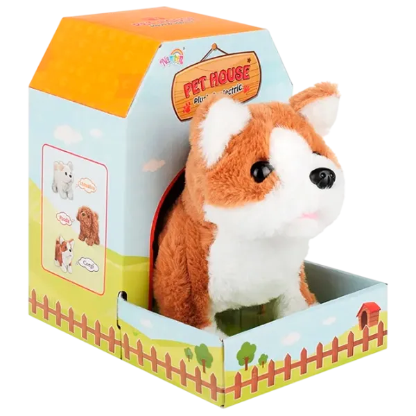 Интерактивная игрушка A-Toys Pet House Собачка T826-1 3+ / White Коричневый photo 1
