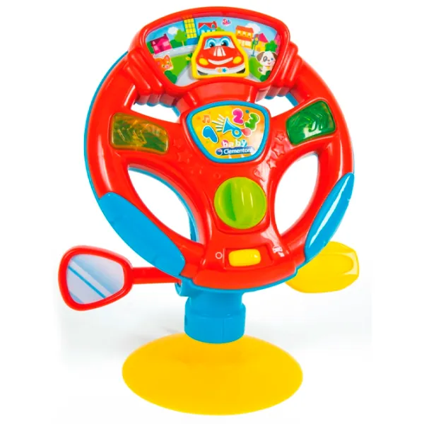 Интерактивная игрушка Clementoni Turn and Drive Activity Wheel 17241 10+ месяцев / Разноцветный Красный photo 3
