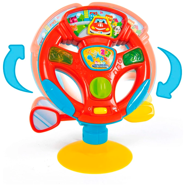 Интерактивная игрушка Clementoni Turn and Drive Activity Wheel 17241 10+ месяцев / Разноцветный Красный photo 4
