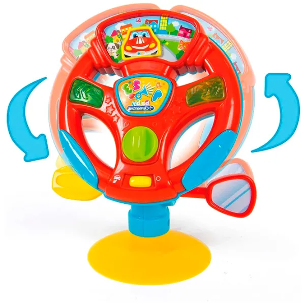 Интерактивная игрушка Clementoni Turn and Drive Activity Wheel 17241 10+ месяцев / Разноцветный Красный photo 5