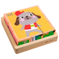 Развивающий набор Akuku A0612 AK.106271 36 месяцев / Разноцветный Бежевый