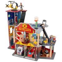 Игровой набор KidKraft Station Deluxe Fire Station 63214-MSN 3+ / Разноцветный Красный