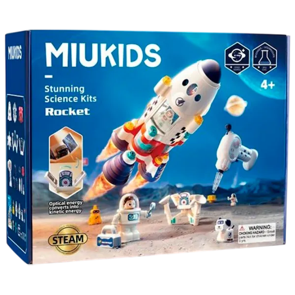 Игровой набор Hola Toys Miukids Космическая ракета ME8983 4+ / Разноцветный Белый photo 1