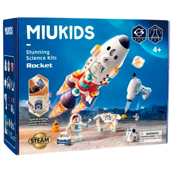 Игровой набор Hola Toys Miukids Космическая ракета ME8983 4+ / Разноцветный Белый photo 1