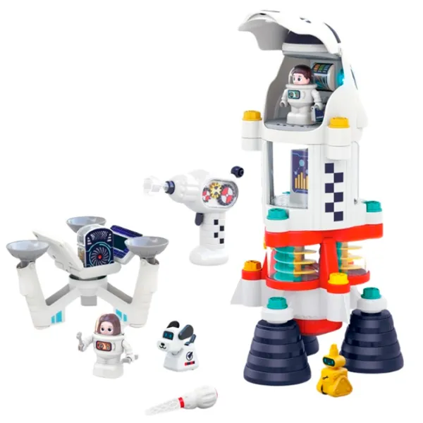Игровой набор Hola Toys Miukids Космическая ракета ME8983 4+ / Разноцветный Белый photo 3