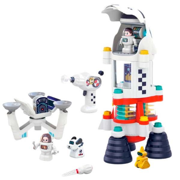 Игровой набор Hola Toys Miukids Космическая ракета ME8983 4+ / Разноцветный Белый photo 3