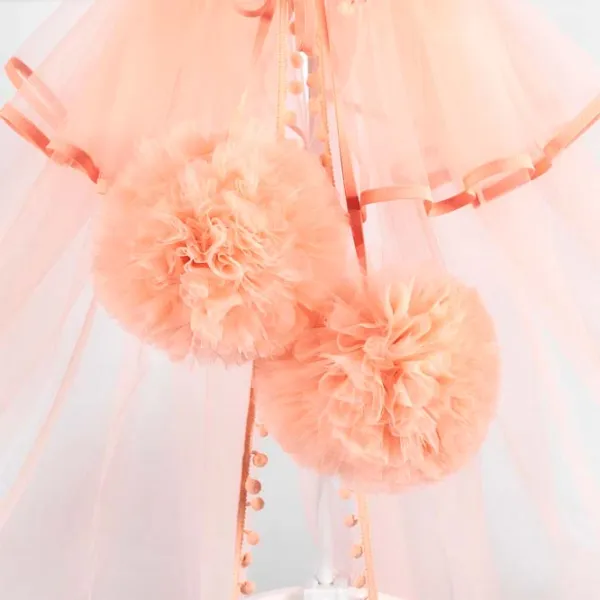 Балдахин для кроватки PernaMea Premium Pompom Powder pink / Полиэстер photo 5