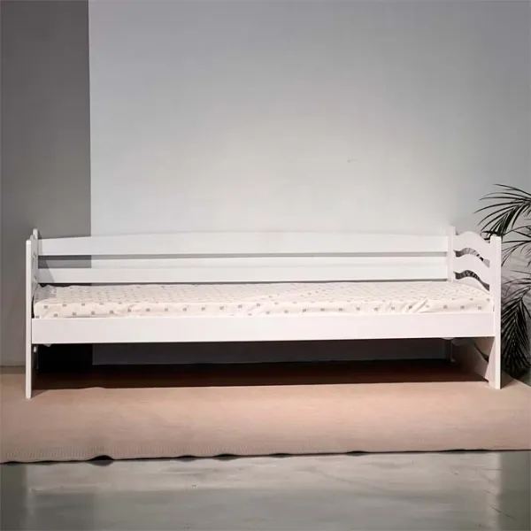 Кровать Mobicasa Jerry 80 x 160 см / Дерево / Белый photo 2 Кровать Mobicasa Jerry 80 x 160 см / Дерево / Белый photo 2