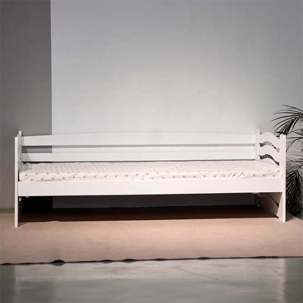 Кровать Mobicasa Jerry 80 x 160 см / Дерево / Белый photo 2 Кровать Mobicasa Jerry 80 x 160 см / Дерево / Белый photo 2