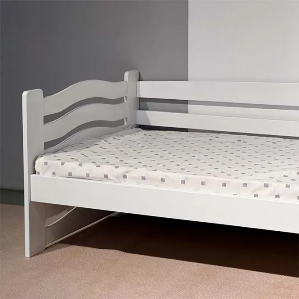 Кровать Mobicasa Jerry 80 x 160 см / Дерево / Белый photo 6 Кровать Mobicasa Jerry 80 x 160 см / Дерево / Белый photo 6