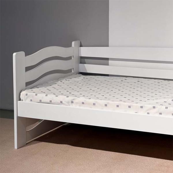 Кровать Mobicasa Jerry 80 x 160 см / Дерево / Белый photo 6 Кровать Mobicasa Jerry 80 x 160 см / Дерево / Белый photo 6