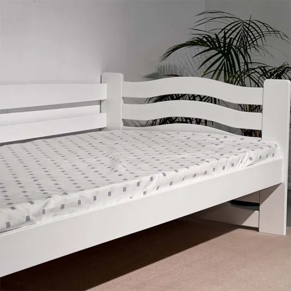 Pat Mobicasa Jerry 90 x 200 cm / Lemn / White photo 5 Pat Mobicasa Jerry 90 x 200 cm / Lemn / White photo 5