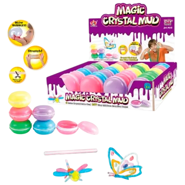 Set de creație Optmarket Magic Crystal Mud  3+ / Multicolor Multicolor photo 1